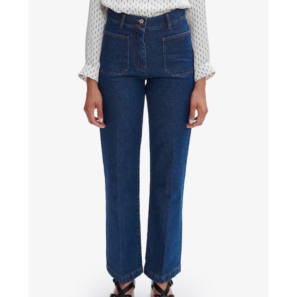 A.P.C Davi Jeans Mid-rise jeans with broken crease and straight leg 34